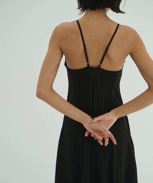 フレアキャミワンピース - FLARE CAMI ONEPIECE BLACK CLANE 正規商品 ワンピース クラネ フレアー キャミ FLARE CAMI