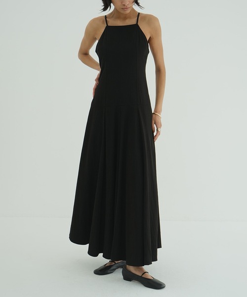 CLANE＊CRUMPLY BARE DRESS＊ブラック＊0＊オケージョン セール】CRUMPLY BARE DRESS（ワンピース）｜CLANE（クラネ）の