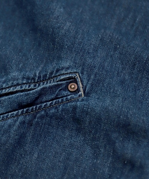 SPELLBOUND（スペルバウンド）の「[ SPELLBOUND / スペルバウンド ] 6ozデニム オーバーシャツ（シャツ/ブラウス・メンズ・インディゴブルー・2/3/4）」の16枚目の写真