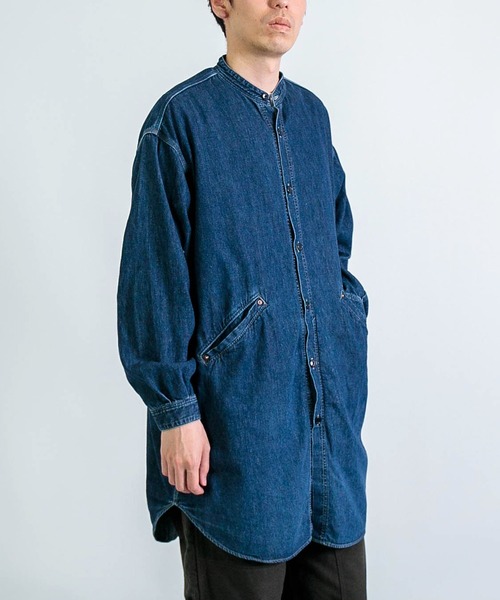 SPELLBOUND（スペルバウンド）の「[ SPELLBOUND / スペルバウンド ] 6ozデニム オーバーシャツ（シャツ/ブラウス・メンズ・インディゴブルー・2/3/4）」の2枚目の写真