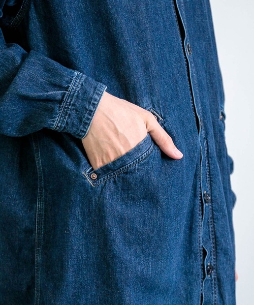 SPELLBOUND（スペルバウンド）の「[ SPELLBOUND / スペルバウンド ] 6ozデニム オーバーシャツ（シャツ/ブラウス・メンズ・インディゴブルー・2/3/4）」の11枚目の写真