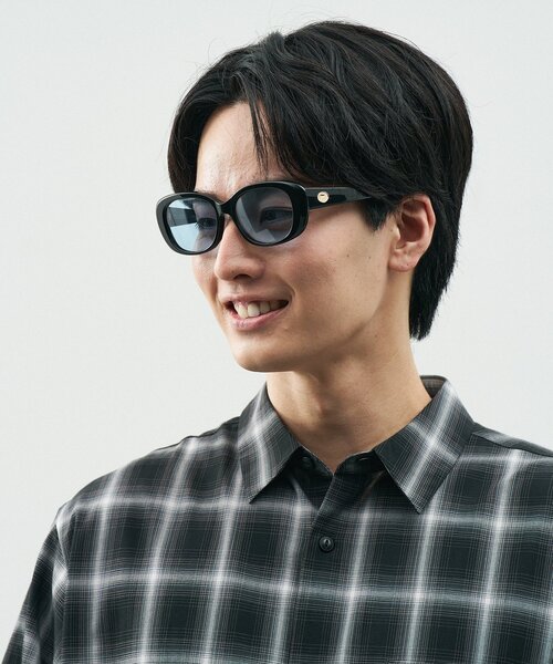 Zoff｜STUDIO SEVEN｜オーバル型 サングラス｜スタジオセブン｜横長