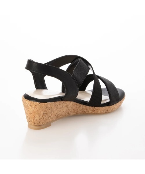 Pitti（ピッティ）の「【WEB限定】コルクウエッジサンダル（サンダル・レディース・ゴールド/ブラック/シルバー・S/L/M）」の15枚目の写真