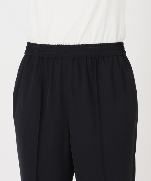 【新品】SLOBE IENA ピンタックセミフレアパンツ ブラック Sサイズ 4サイズ展開/WEB限定/追加》ピンタックセミフレアパンツ（その他パンツ