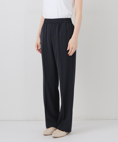 SLOBE IENA（スローブイエナ）の「《4サイズ展開/WEB限定/追加》ピンタックセミフレアパンツ（その他パンツ・レディース・ブラック・34/36/38/40）」の22枚目の写真