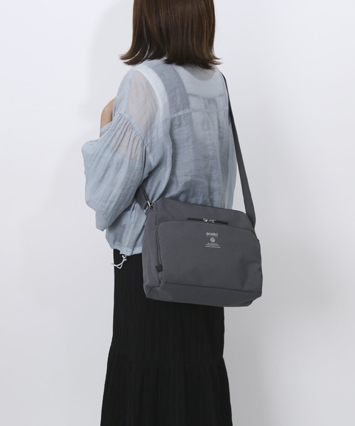 anello GRANDE（アネログランデ）の「anelloGRANDE フィッティー ショルダー（ショルダーバッグ・レディース・グレー/ネイビー/ブラック・FREE）」の12枚目の写真