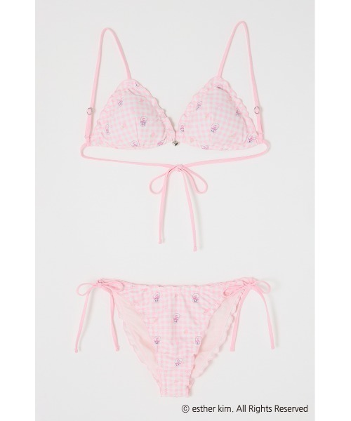 SLY（スライ）の「Esther Bunny x SLY SWIM WEAR エスターバニー スライ スウィムウェア 夏服（水着・レディース・ピンク系その他・FREE）」の2枚目の写真