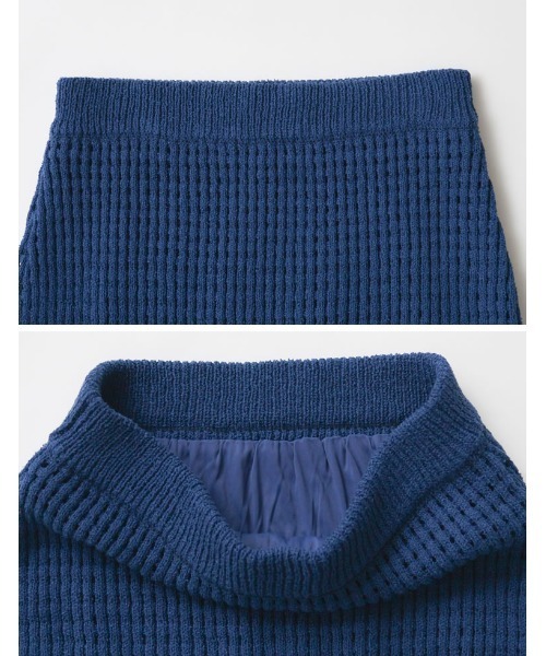 Re:EDIT（リエディ）の「[2025 SUMMER COLLECTION][低身長サイズ有][セットアップ対応]メッシュニットナロースカート（スカート・レディース・ブラック/アイボリー/ブルー・SHORT/MEDIUM/LARGE）」の16枚目の写真