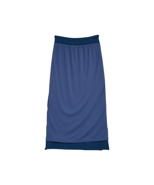 Re:EDIT（リエディ）の「[2025 SUMMER COLLECTION][低身長サイズ有][セットアップ対応]メッシュニットナロースカート（スカート・レディース・ブラック/アイボリー/ブルー・SHORT/MEDIUM/LARGE）」の18枚目の写真