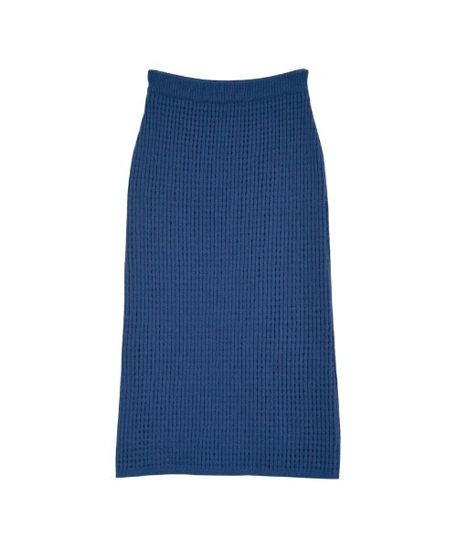 Re:EDIT（リエディ）の「[2025 SUMMER COLLECTION][低身長サイズ有][セットアップ対応]メッシュニットナロースカート（スカート・レディース・ブラック/アイボリー/ブルー・SHORT/MEDIUM/LARGE）」の20枚目の写真