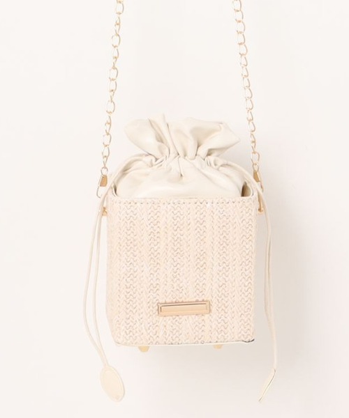 CELEN（セレン）の「2WAY スクエアパールハンドルバッグ ショルダーバッグ（ショルダーバッグ・レディース・ブラウン/ベージュ・FREE）」の10枚目の写真