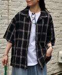 CIAOPANIC TYPY（チャオパニックティピー）の「【ユニセックスで着れる】コットンリネンカバーオールシャツ（シャツ/ブラウス・LARGE）」