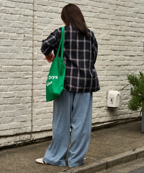 CIAOPANIC TYPY（チャオパニックティピー）の「【ユニセックスで着れる】コットンリネンカバーオールシャツ（シャツ/ブラウス・メンズ・ブラック/ブルー/ベージュ/ネイビー・LARGE/MEDIUM）」の20枚目の写真