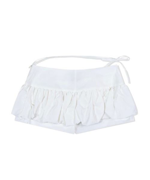 UGLY SHADOW(アグリーシャドウ)の「【Uglyshadow】PUMPKIN SKIRT PANTS / 【アグリーシャドウ】パンプキンスカートパンツ(その他パンツ・レディース・ホワイト/ブラック・S/M)」の4枚目の写真