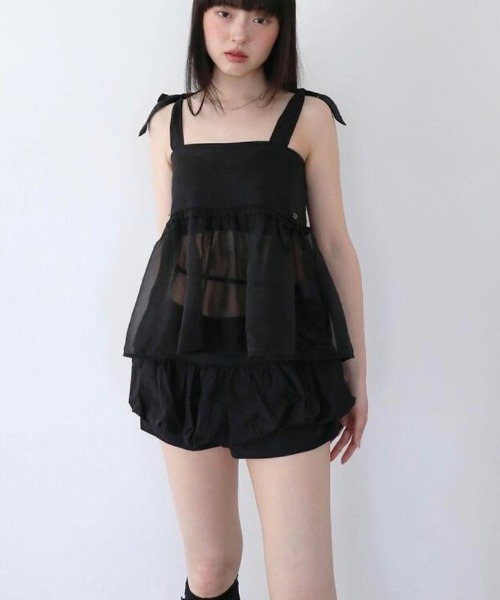 UGLY SHADOW(アグリーシャドウ)の「【Uglyshadow】PUMPKIN SKIRT PANTS / 【アグリーシャドウ】パンプキンスカートパンツ(その他パンツ・レディース・ホワイト/ブラック・S/M)」の18枚目の写真