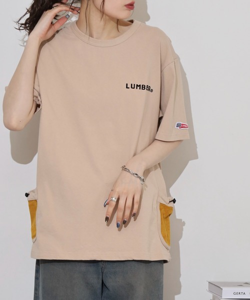 LUMBER(ランバー)の「ポケットTシャツ(Tシャツ/カットソー・メンズ・ナチュラル・M/L/XL)」の7枚目の写真