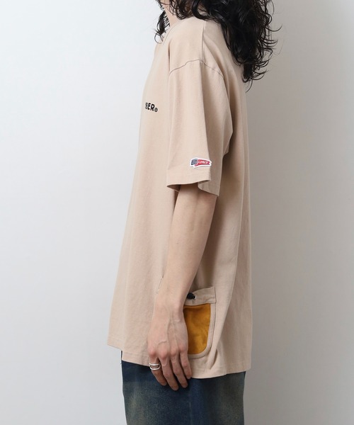 LUMBER(ランバー)の「ポケットTシャツ(Tシャツ/カットソー・メンズ・ナチュラル・M/L/XL)」の16枚目の写真