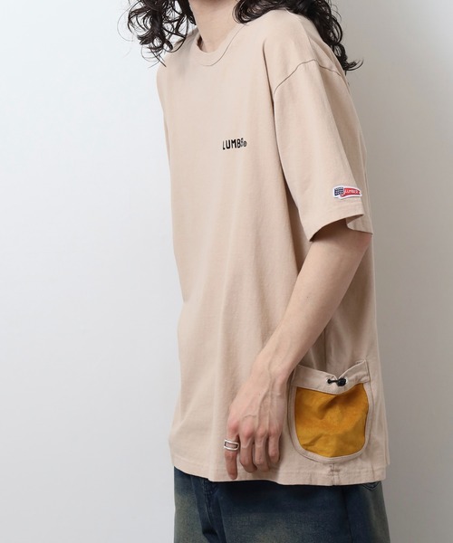 LUMBER(ランバー)の「ポケットTシャツ(Tシャツ/カットソー・メンズ・ナチュラル・M/L/XL)」の3枚目の写真