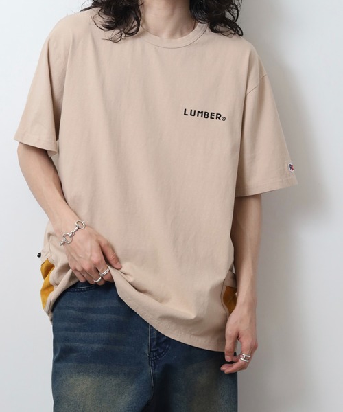 LUMBER(ランバー)の「ポケットTシャツ(Tシャツ/カットソー・メンズ・ナチュラル・M/L/XL)」の4枚目の写真