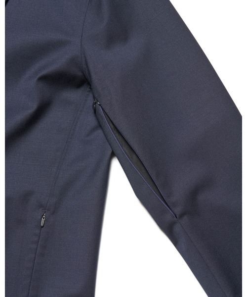 SOPHNET.（ソフネット）の「3LAYER WOOL TECH JACKET（テーラードジャケット・メンズ・ネイビー/ブラック・1/2/3/4/5）」の8枚目の写真