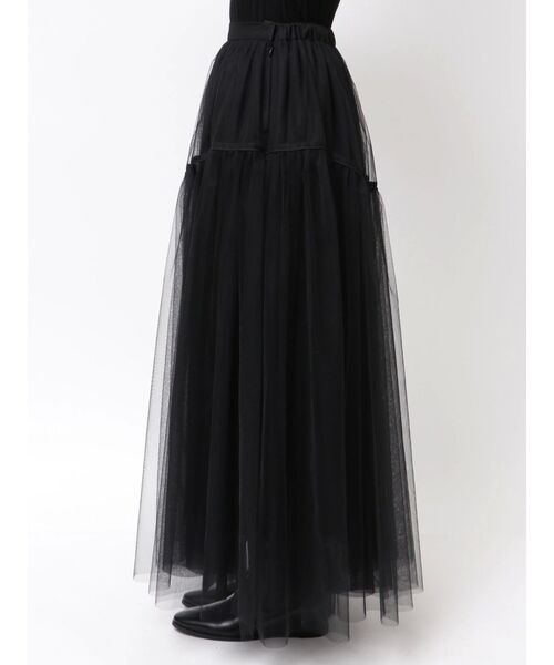 ELENDEEK(エレンディーク)の「カーブラインチュールスカート(スカート・レディース・ブラック・01/02)」の15枚目の写真