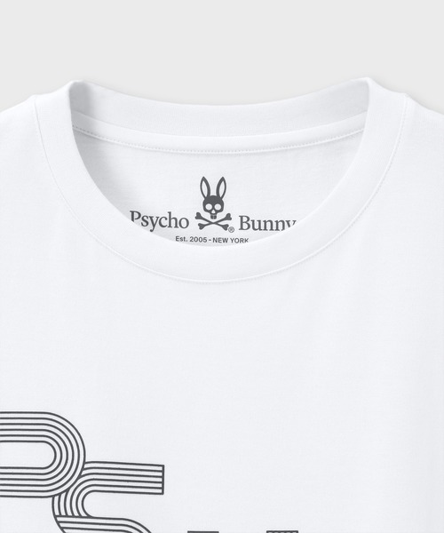 Psycho Bunny（サイコバニー）の「ラバーラインロゴ Tシャツ（Tシャツ/カットソー・メンズ・カーキ/ブラック/ホワイト・SMALL/MEDIUM/LARGE/X-LARGE）」の5枚目の写真