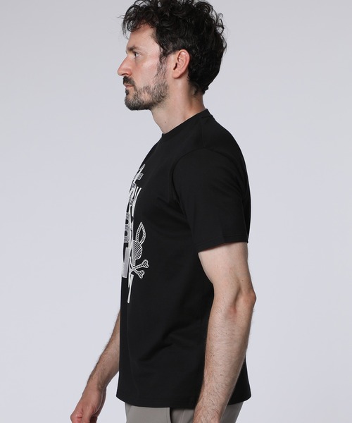 Psycho Bunny（サイコバニー）の「ラバーラインロゴ Tシャツ（Tシャツ/カットソー・メンズ・カーキ/ブラック/ホワイト・SMALL/MEDIUM/LARGE/X-LARGE）」の13枚目の写真