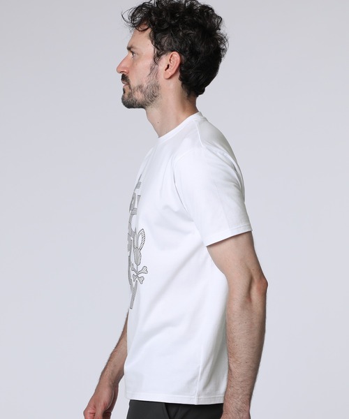 Psycho Bunny（サイコバニー）の「ラバーラインロゴ Tシャツ（Tシャツ/カットソー・メンズ・カーキ/ブラック/ホワイト・SMALL/MEDIUM/LARGE/X-LARGE）」の9枚目の写真