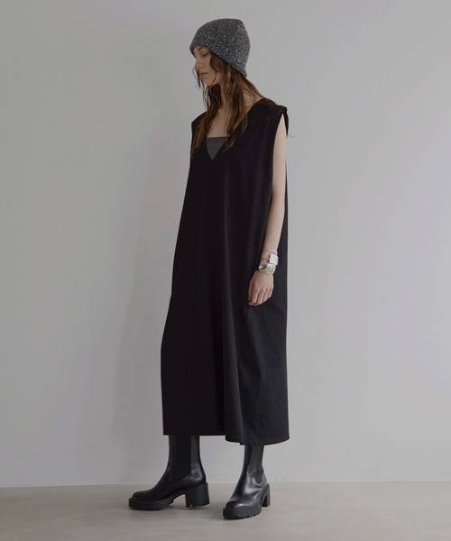 MIELI INVARIANT(ミエリインヴァリアント)の「Cotton 2way Summer Onepiece(ワンピース・レディース・ホワイト/ブラック・FREE)」の2枚目の写真