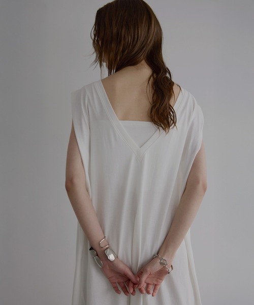 MIELI INVARIANT(ミエリインヴァリアント)の「Cotton 2way Summer Onepiece(ワンピース・レディース・ホワイト/ブラック・FREE)」の10枚目の写真