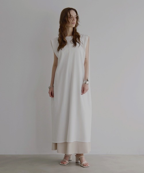 MIELI INVARIANT(ミエリインヴァリアント)の「Cotton 2way Summer Onepiece(ワンピース・レディース・ホワイト/ブラック・FREE)」の11枚目の写真