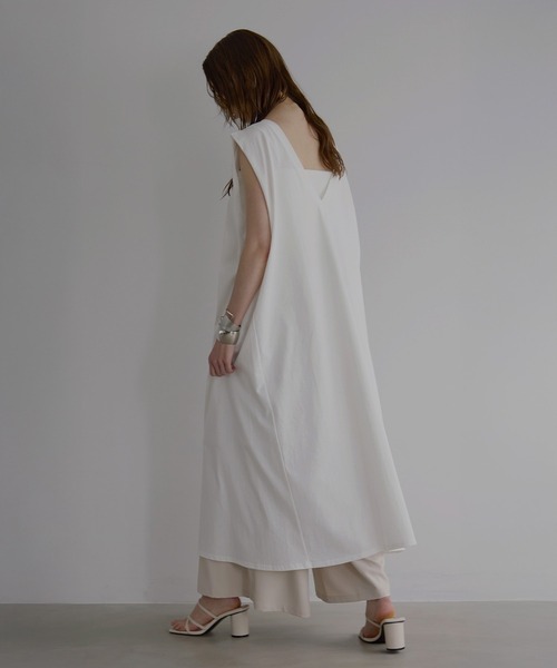 MIELI INVARIANT(ミエリインヴァリアント)の「Cotton 2way Summer Onepiece(ワンピース・レディース・ホワイト/ブラック・FREE)」の12枚目の写真