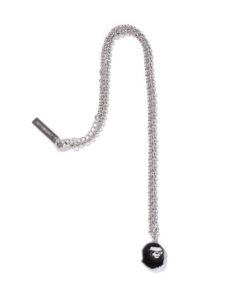 BAPE APE HEAD KEY NECKLACE シルバーネックレス APE HEAD KEY NECKLACE | bape.com