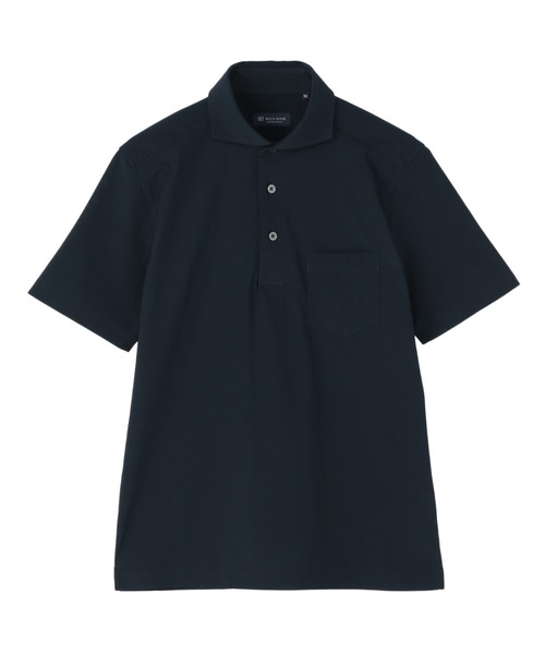 TOKYO SHIRTS(トウキョウシャツ)の「ビズポロ コンフォートドライ 半袖ポロシャツ(ポロシャツ・メンズ・ネイビー・S/M/L/LL/XL)」の1枚目の写真