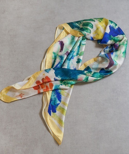 10mois（ディモワ）の「【マティス×10mois(ディモワ)】アンリ・マティス ナーシングスカーフ コリウールの風景 / 授乳ケープ（授乳ケープ/授乳クッション・レディース・マルチ・ONESIZE）」の10枚目の写真