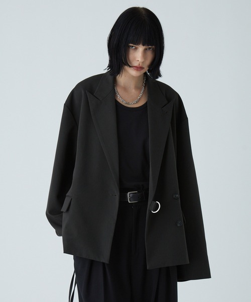 VELNUS】 Multi-mode gimmick Tielocken short tailored jacket/マルチ