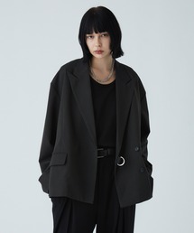VELNUS（ベルナス）の「【VELNUS】 Multi-mode gimmick Tielocken short tailored jacket/マルチモードギミック タイロッケンショートテーラードジャケット（テーラードジャケット）」
