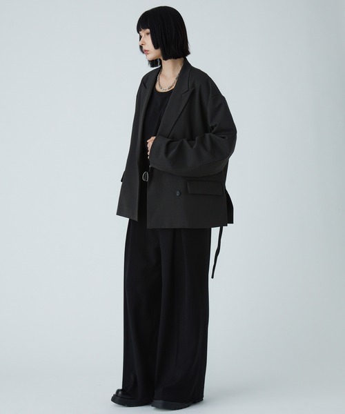 VELNUS（ベルナス）の「【VELNUS】 Multi-mode gimmick Tielocken short tailored jacket/マルチモードギミック タイロッケンショートテーラードジャケット（テーラードジャケット・メンズ・ブラック/チャコールグレー・S/M/L）」の14枚目の写真