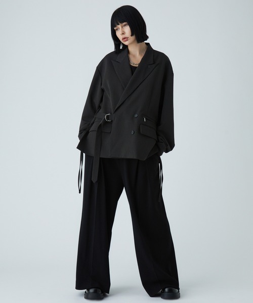 VELNUS（ベルナス）の「【VELNUS】 Multi-mode gimmick Tielocken short tailored jacket/マルチモードギミック タイロッケンショートテーラードジャケット（テーラードジャケット・メンズ・ブラック/チャコールグレー・S/M/L）」の15枚目の写真