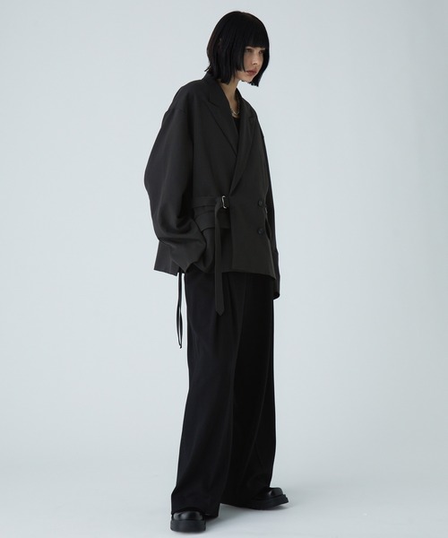 VELNUS（ベルナス）の「【VELNUS】 Multi-mode gimmick Tielocken short tailored jacket/マルチモードギミック タイロッケンショートテーラードジャケット（テーラードジャケット・メンズ・ブラック/チャコールグレー・S/M/L）」の16枚目の写真