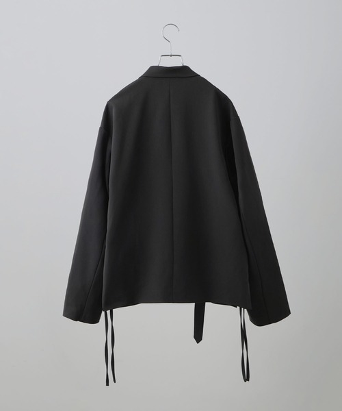 VELNUS（ベルナス）の「【VELNUS】 Multi-mode gimmick Tielocken short tailored jacket/マルチモードギミック タイロッケンショートテーラードジャケット（テーラードジャケット・メンズ・ブラック/チャコールグレー・S/M/L）」の20枚目の写真
