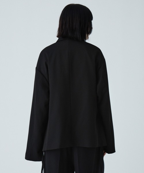 VELNUS】 Multi-mode gimmick Tielocken short tailored jacket/マルチ