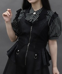 axes femme｜アクシーズファムのベスト（ブラック/黒色系）通販