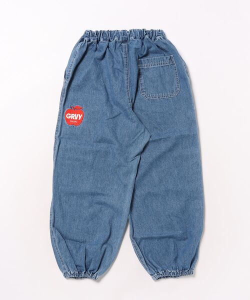 GROOVY COLORS（グルービーカラーズ）の「8oz Denim APPLE GRVY Pants（デニムパンツ・キッズ・ブルー・145/135）」の2枚目の写真