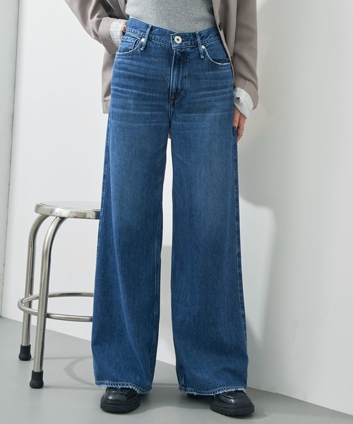upperhights(アッパーハイツ)の「【upper hights】THE LAUREN(デニムパンツ・レディース・ダークブルー/ブルー/グレー/グレイッシュベージュ/インディゴブルー・25inch/22inch/23inch/24inch)」の4枚目の写真