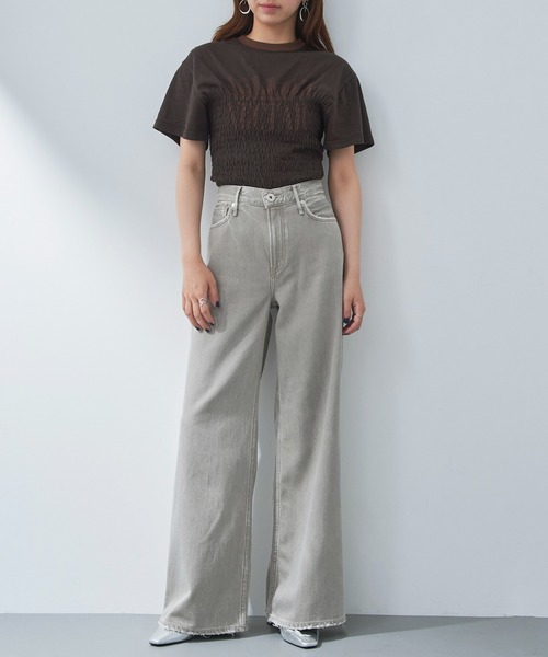 upperhights(アッパーハイツ)の「【upper hights】THE LAUREN(デニムパンツ・レディース・ダークブルー/ブルー/グレー/グレイッシュベージュ/インディゴブルー・25inch/22inch/23inch/24inch)」の15枚目の写真
