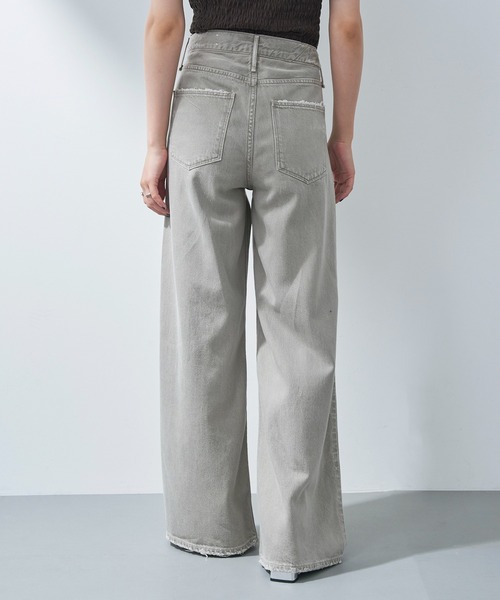 upperhights(アッパーハイツ)の「【upper hights】THE LAUREN(デニムパンツ・レディース・ダークブルー/ブルー/グレー/グレイッシュベージュ/インディゴブルー・25inch/22inch/23inch/24inch)」の14枚目の写真