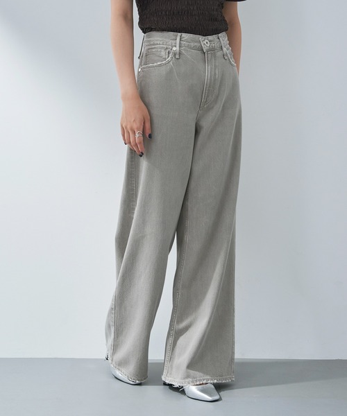 upperhights(アッパーハイツ)の「【upper hights】THE LAUREN(デニムパンツ・レディース・ダークブルー/ブルー/グレー/グレイッシュベージュ/インディゴブルー・25inch/22inch/23inch/24inch)」の11枚目の写真