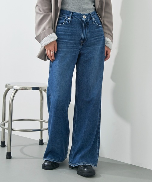 upperhights(アッパーハイツ)の「【upper hights】THE LAUREN(デニムパンツ・レディース・ダークブルー/ブルー/グレー/グレイッシュベージュ/インディゴブルー・25inch/22inch/23inch/24inch)」の17枚目の写真