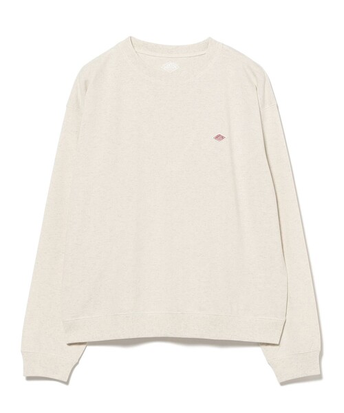 DANTON(ダントン)の「DANTON / SOLID SWEATSHIRT(スウェット・レディース・オフホワイト/チャコールグレー・SMALL/MEDIUM)」の2枚目の写真